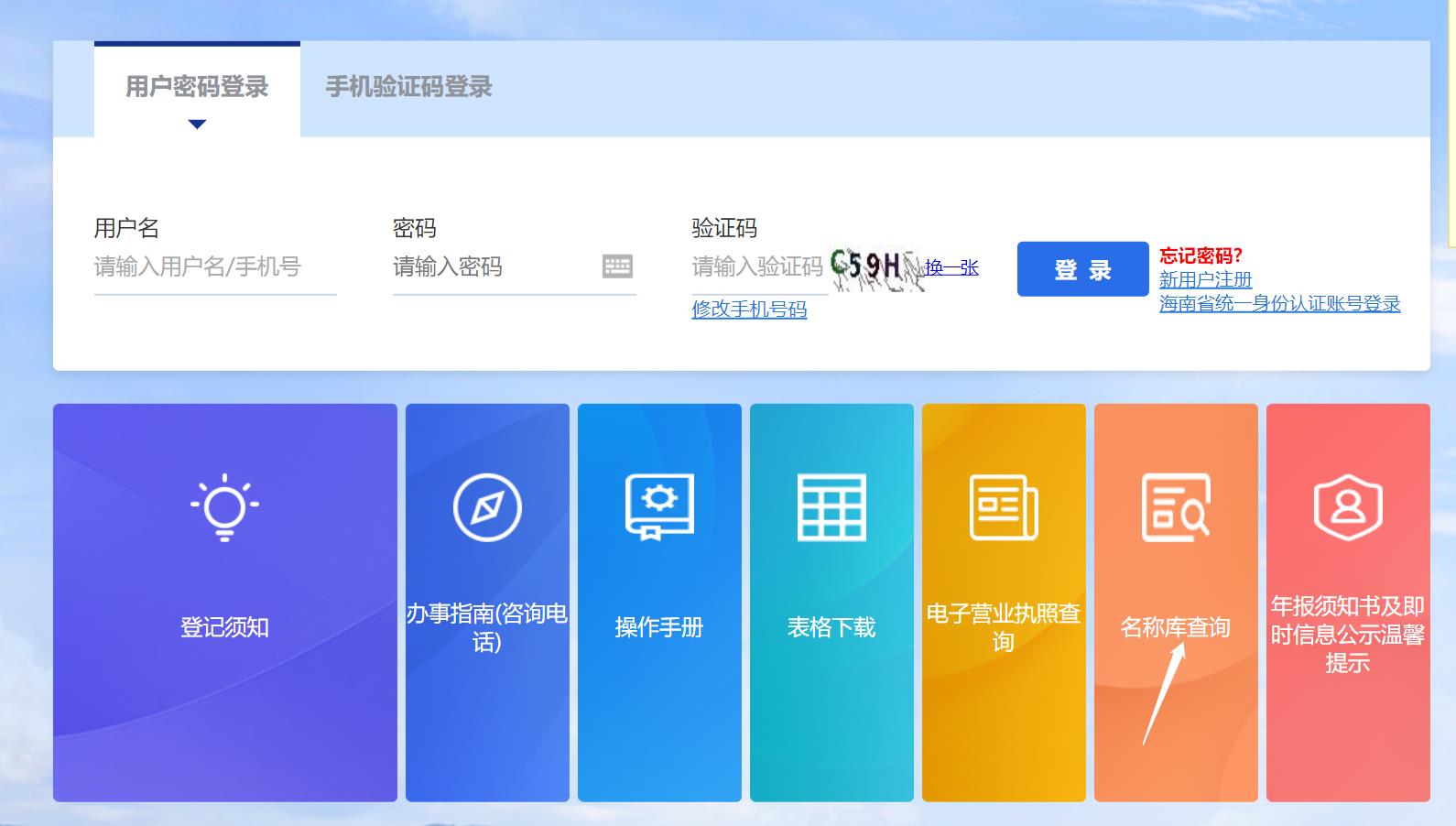 海南公司核名在哪个网站